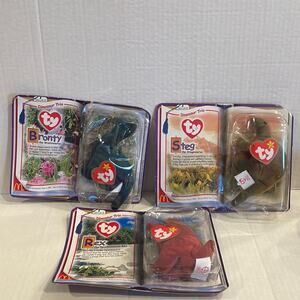 Dinosaur Trio Teenie Beanie Babies